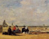 尤金布丹 - The Beach at Trouville